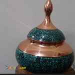 قندون مسی فیروزه کوب وشکلات خوری مسی فیروزه کوب