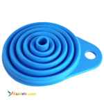 مدل تاشو دایره شکل (جیبی) فم-پی، یک ابزار دفع ادرار سرپایی برای بانوان است.