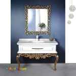 تولید کابینت روشویی مدرن SH - مدل 104