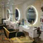 تولید آینه کنسول و دکوراسیون سالن زیبایی