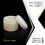 پوکه کرم دوجداره خارجی 200 گرمی طرح کیووی پلاستیکی