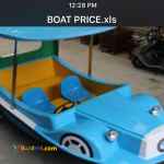 ساخت قایق های پدالی فایبر گلاس طرح ماشین مسقف