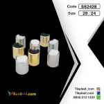 فروش ویژه درب فندکی شامپو دهانه 28 و 24 کروم 