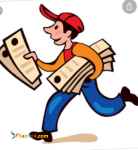 استخدام کارت پخش کن، کلیشه کار و شابلون زن روی دیوار