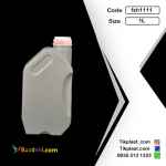 گالن روغن موتور یک لیتری پلاستیکی درب دار