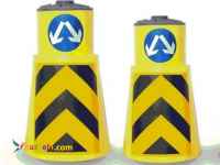 بشکه ترافیکی درب دار 105 سانتی متری 