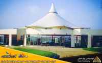  چادر و سایبان پارچه ای و کششی شرکت مهندسی تیوان کمپانی شیراز در جنوب کشور