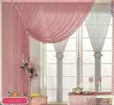  آستری پرده کارین تکس و حریر ساده