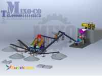 خط دانه بندی شن ماسه