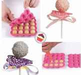 قالب سیلیکونی دوتکه پاپس کیک 