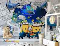 پوستر سه بعدی، کاغذ دیواری سه بعدی