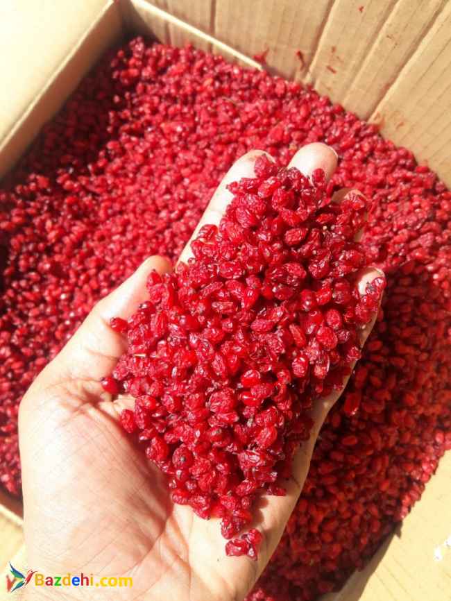 فروش انواع زرشک پفکی و دانه اناری